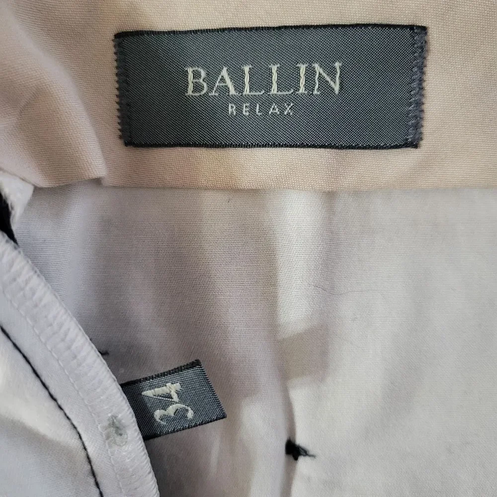 Ballin Men's Comfort-EZE Black Tencel Classic Dress Pants